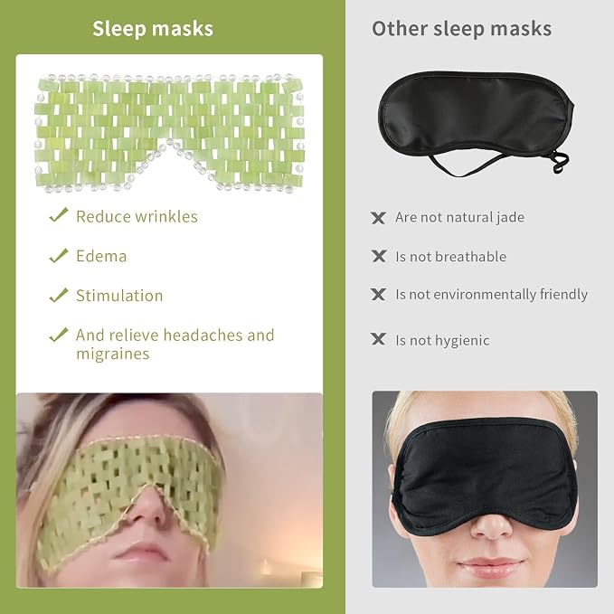 Jade Eye Mask, Facial Cooling Mask - Image 6