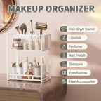 SanDream Hair Tool Organizer Bathroom Countertop, 2-Tier Metal Bathroom - Image 3