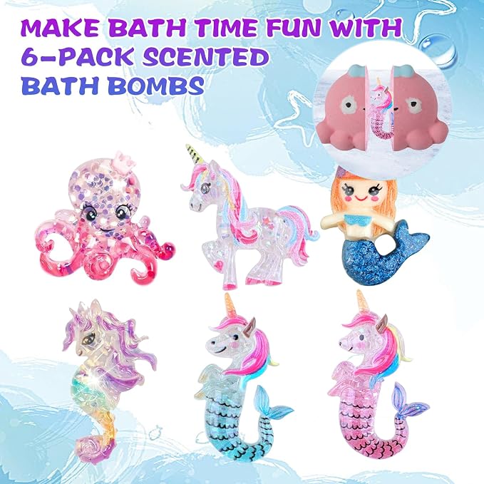 Bath Bombs for Kids Girls, Bath Toys for Kids - Image 3