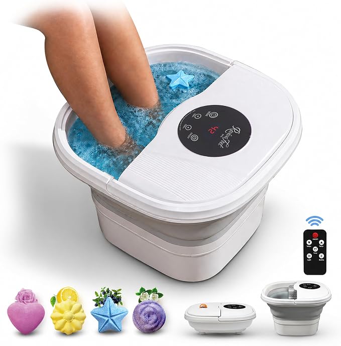 Collapsible Foot Spa Electric Rotary Massage, Heated Foot Bath by Unknown