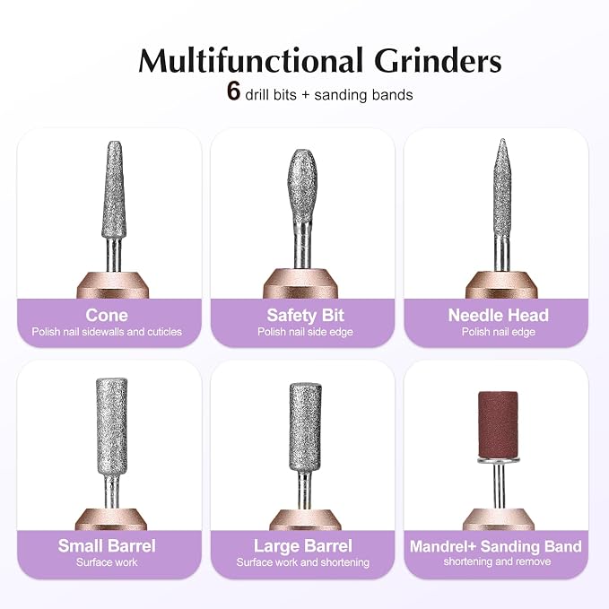 COSLUS C40 Electric Nail Drill File Professional: - Image 7