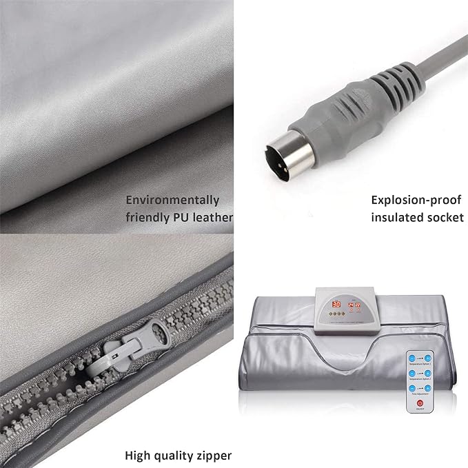 Infrared Sauna Blanket, Lightweight Portable Personal Steam Sauna Spa - Image 5