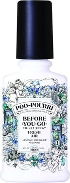 Poo-Pourri Before-You-Go Toilet Spray, Fresh Air, 4 Fl Oz, Bathroom Odor by %7EPourri