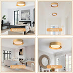 Bargeni Flush Mount Ceiling Light, 12.5 inch LED Ceiling Light Fixture - Image 6