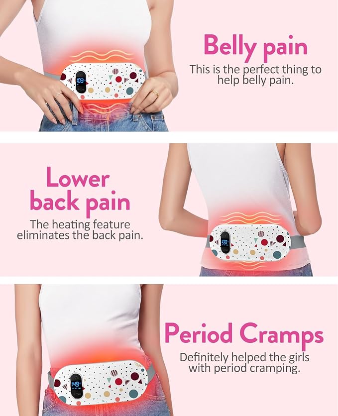Portable Heating Pad for Period Cramps: Menstrual Heating Pad - Image 4