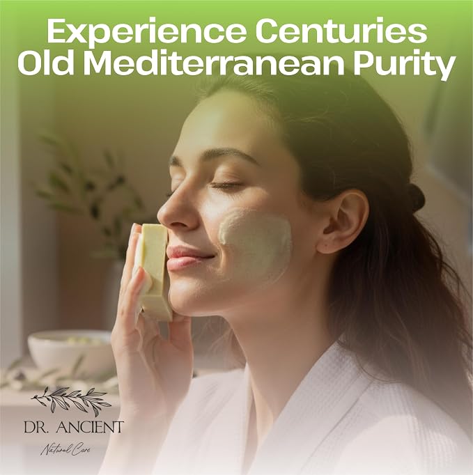 Dr.Ancient Olive Oil Soap Bar, Organic Soap Bars Handcrafted the Traditional Way - Image 9