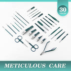 WOAMA Manicure Set Nail Clippers 30-piece Pedicure Kit Manicure Tools Nail - Image 4