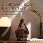 Porseme 280ml Essential Oil Diffuser Glass Color Changing Aroma Air Diffusers - Image 7