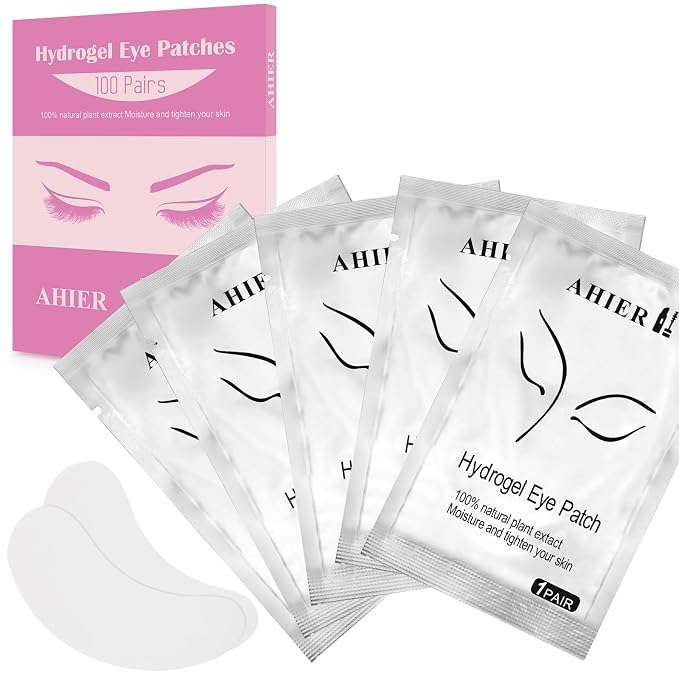 AHIER Eyepads Eyelash Extensions Lint Free, 100 Pairs Set Eye Pads - Image 2
