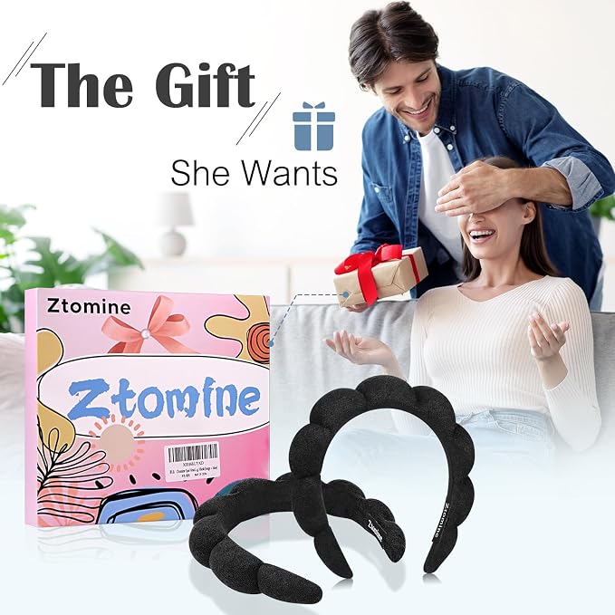 Ztomine Spa Headbands for Washing Face or Facial, Terry Cloth Headband Combo - Image 7