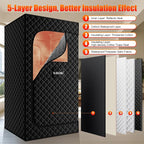 X-Vcak Upgraded Portable Sauna for Home，Relaxation, Steam Sauna for Home - Image 5