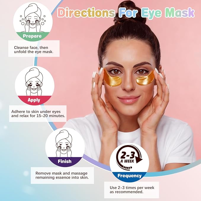 120 Pairs Under Eye Patches for Puffy Eyes and Dark Circles - Image 4