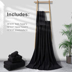 8-Piece Bath Towel Set, 2 Extra Large Bath Towel Sheets, 2 Hand Towels and 4 - Image 6
