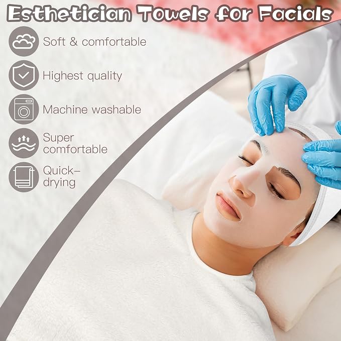 18PCS U-Shaped Microfiber Facial Towels - Image 4