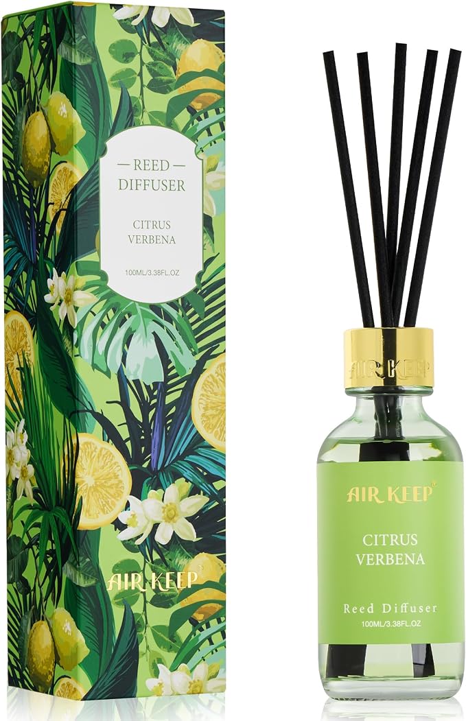 Airkeep Reed Diffuser Set, 3.38 fl oz by Airkeep