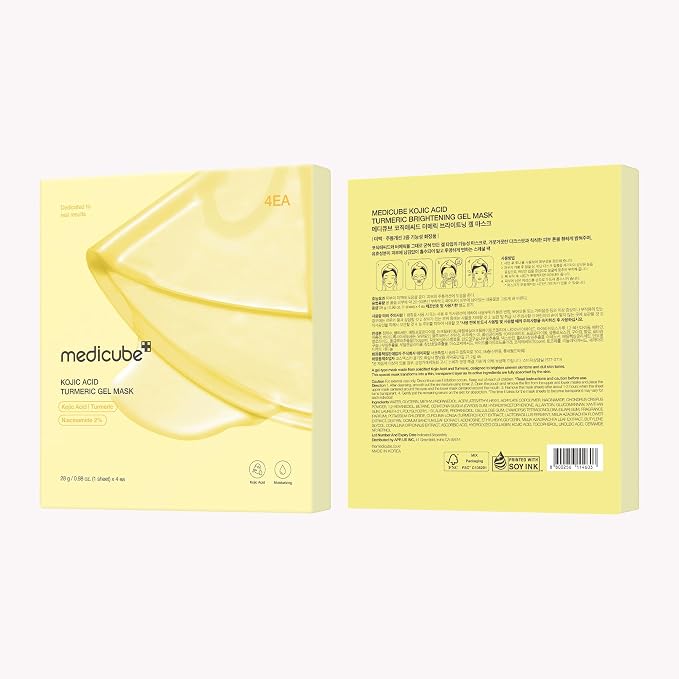 medicube Jelly Gel Mask with Brightening Kojic Acid Turmeric | Overnight Face - Image 8