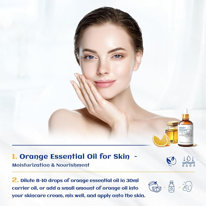 HIQILI 30ML Sweet Orange Essential Oil - Image 3