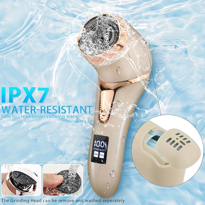 Callus Remover for Feet, Portable Pedicure Kit Foot File Callus Remover - Image 6