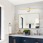 Gold Bathroom Vanity Light 39.4 inch, 30W Dimmable 5CCT LED Modern Bathroom - Image 2