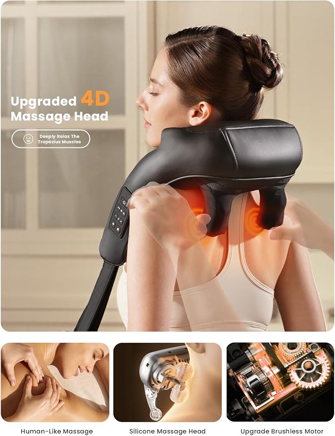 Cordless Neck and Back Massager - Image 2