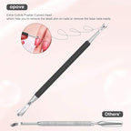 Cuticle Pusher Nail Polish Remover Stainless Steel Manicure Tool Set Gel Nail - Image 4