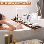 Luxury Teak Bathtub Tray - Image 6