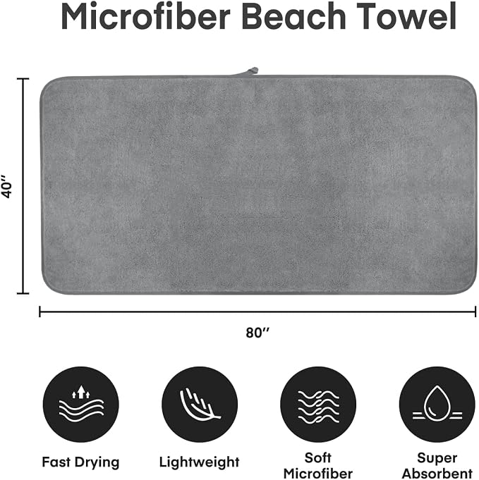 JML Extra Large Bath Sheet Towels Set of 2, Lint Free BathSheet - Image 3