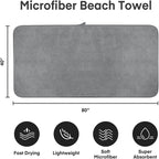 JML Extra Large Bath Sheet Towels Set of 2, Lint Free BathSheet - Image 3