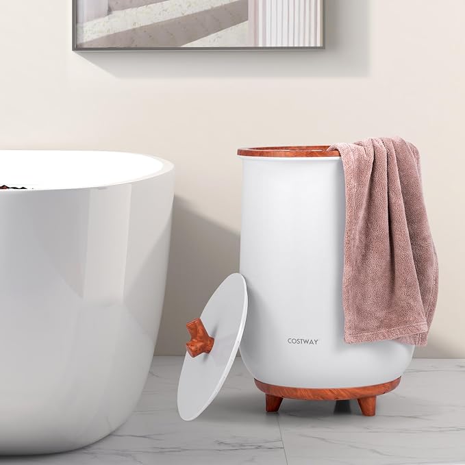 COSTWAY Bucket Style Towel Warmer, 23L Towel Warmer - Image 3