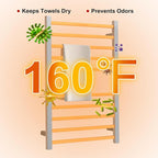 Heated Towel Racks for Bathroom, Wall Mounted Electric Towel Warmer Racks - Image 3