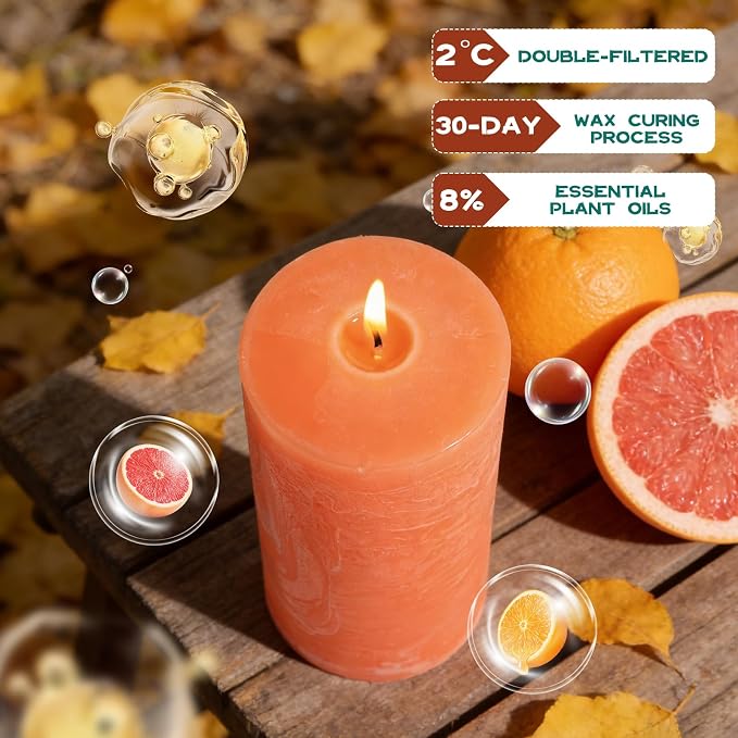 Fruity Scented Pillar Candle - Image 4
