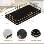 Bathroom Vanity Tray for Toiletries Makeup Perfume Candle Toilet Tank, Kitchen - Image 2