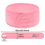 Whaline 4 PCS Spa Headband, Make up Hair Band, Stretch Terry Cloth Headband - Image 2