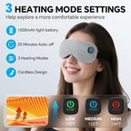 Cordless Heated Eye Mask for Dry Eyes Relief, - Image 2