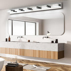 SineRise LED Modern Bathroom Vanity Light Fixtures, Chrome Modern Acrylic - Image 6