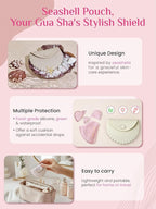 Rena Chris Gua Sha Facial Tools, Rose Quartz Guasha Tool - Image 3