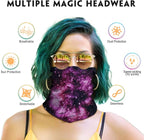 Venswell Neck Gaiter Face Mask Men Women, Seamless Bandana Rave Face Cover - Image 2