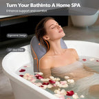 Full Body Bath Pillow for Bathtub, Thick Bathtub Cushion Soft 5D Mesh Spa - Image 4