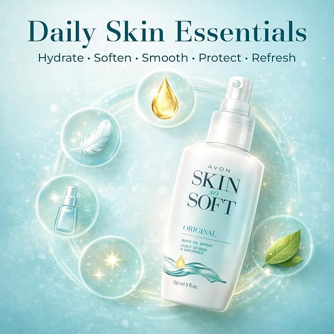 AVON Skin So Soft Original Bath Oil Spray - Image 5