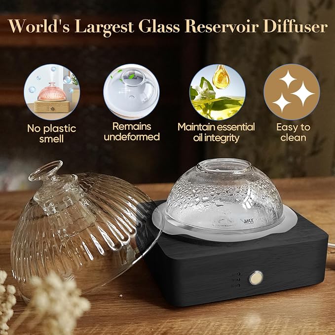 Glass Dome Essential Oil Diffuser - Image 2