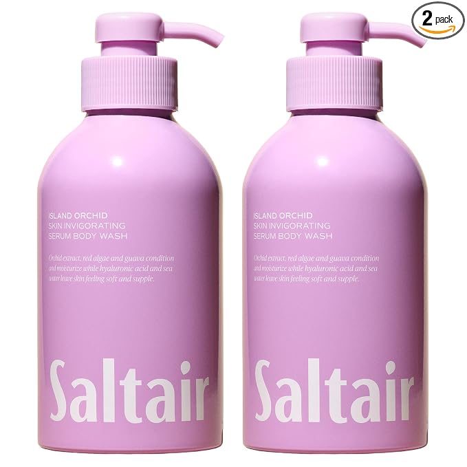 Saltair Body Wash 2-Pack – Moisturizing Body Wash by Saltair