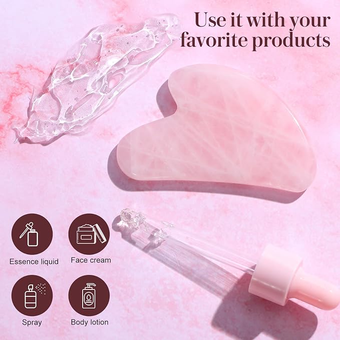 Gua Sha Facial Tools Guasha Tool Gua Sha Jade Stone - Image 5