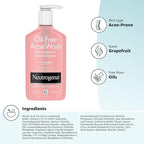 Neutrogena Oil-Free Acne Wash Pink Grapefruit Facial Cleanser - - Image 13