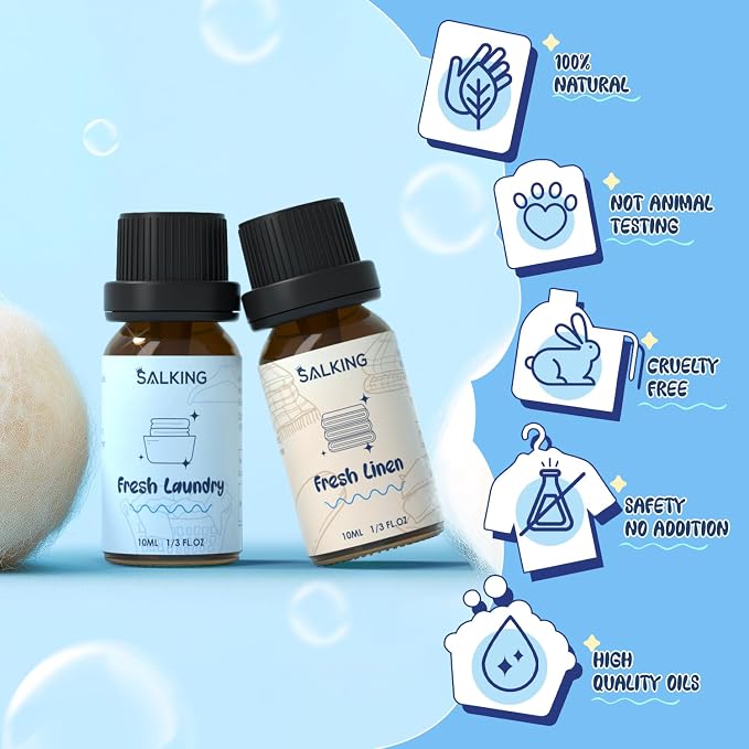 SALKING Laundry Fragrance Oils, Premium Essential Oil - Image 5