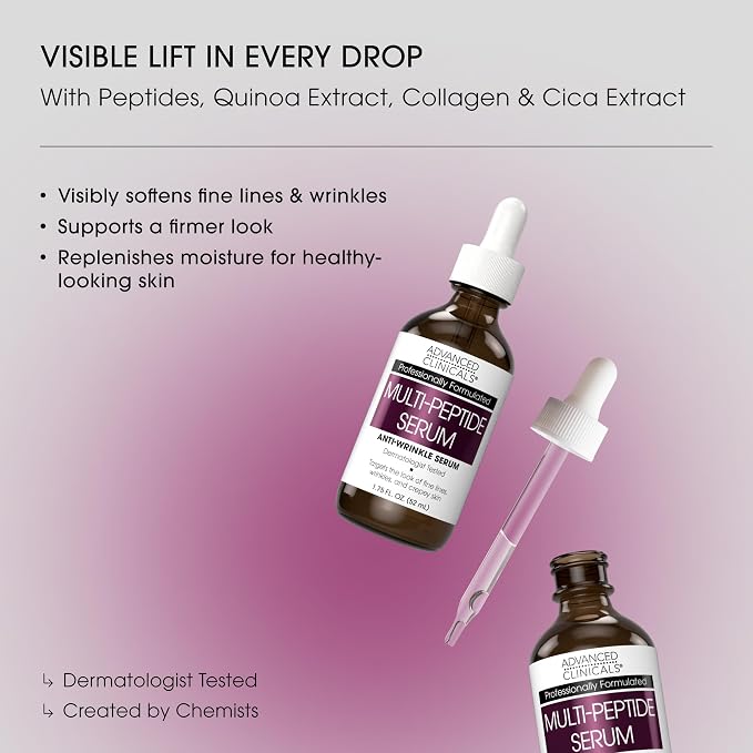 Advanced Clinicals Multi Peptides Serum - Image 2