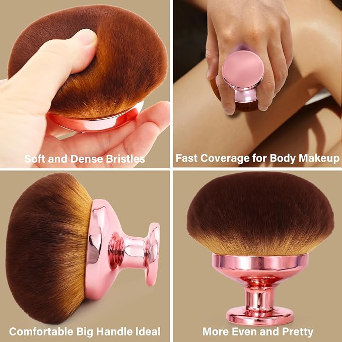 Extra Large Body Makeup Brush For Self Tanner, Leg Makeup &Bronzer Blend - Image 5