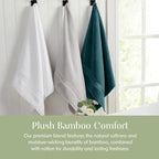 Springtree Home Luxury Viscose from Bamboo Bath Towel Set of 4 | 35% Viscose - Image 5