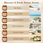 12 Pack Scented Soy Candles Set, 3.5oz Glass Jar Aromatherapy Candles, 20-25H - Image 9
