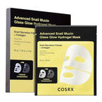 COSRX Advanced Snail Mucin Glass Glow Hydrogel Face Masks Skincare 3 EA by COSRX