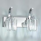 Modern Bathroom Vanity Light, 2-Light Chrome Wall Sconce - Image 8